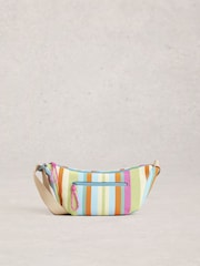 White Stuff Yellow Meadow Mesh Crossbody Bag - Image 1 of 4