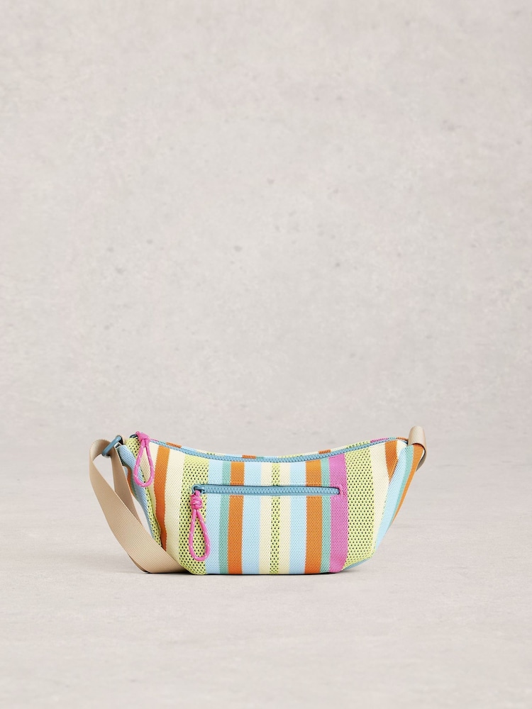 White Stuff Yellow Meadow Mesh Crossbody Bag - Image 1 of 4 White Stuff Yellow Meadow Mesh Crossbody Bag - Image 1 of 4