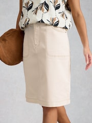 White Stuff Natural Tia Denim Skirt - Image 4 of 6