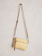 White Stuff Yellow Hollie Mini Cross-Body Bag - Image 1 of 4