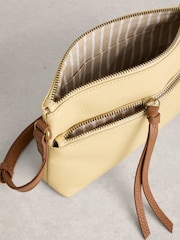 White Stuff Yellow Hollie Mini Cross-Body Bag - Image 4 of 4