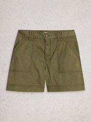 White Stuff Green Gabby Combat Shorts - Image 5 of 6