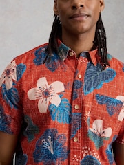White Stuff Finsbury Ss Tropic Print Shirt - 画像 4 / 6
