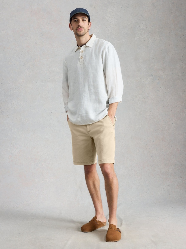 White Stuff Natural Sutton Chino Shorts - Image 1 of 6 White Stuff Natural Sutton Chino Shorts - Image 1 of 6