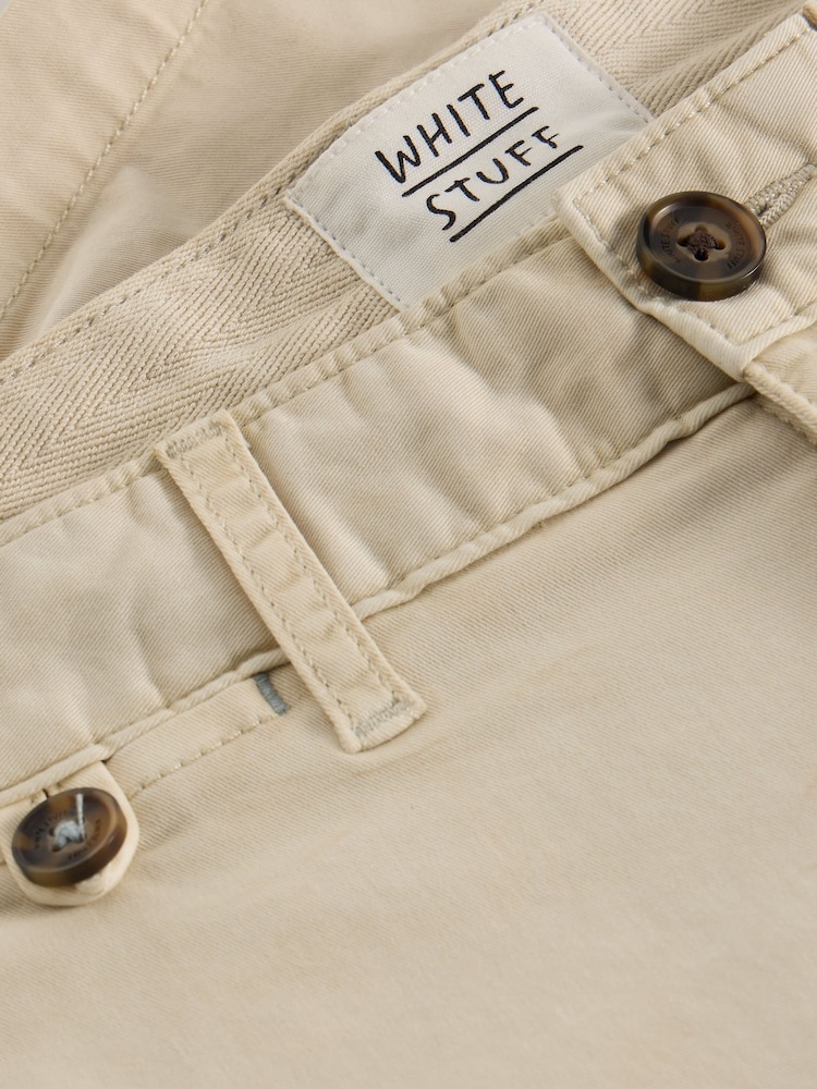 White Stuff Natural Sutton Chino Shorts - Image 6 of 6 White Stuff Natural Sutton Chino Shorts - Image 6 of 6