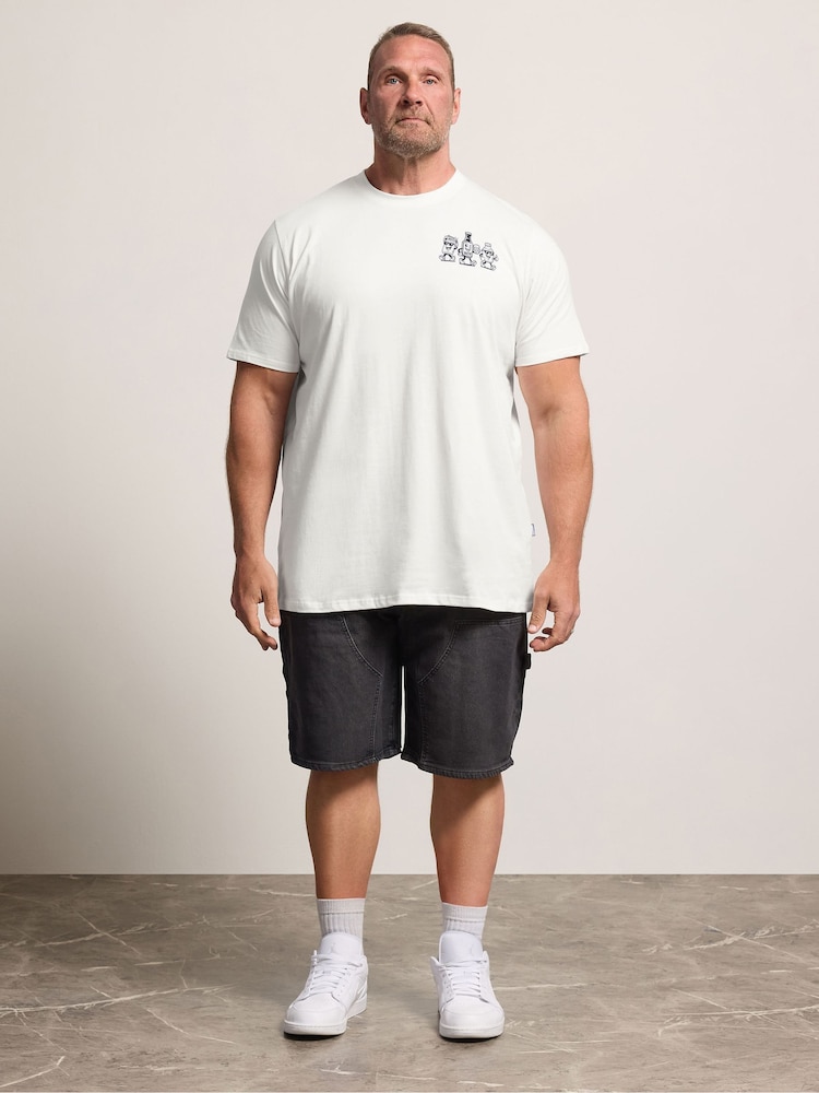 Camiseta BadRhino Big & Tall Longline Don’t Worry Beer Happy - Imagen 2 de 7