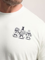 Camiseta BadRhino Big & Tall Longline Don’t Worry Beer Happy - Imagen 5 de 7