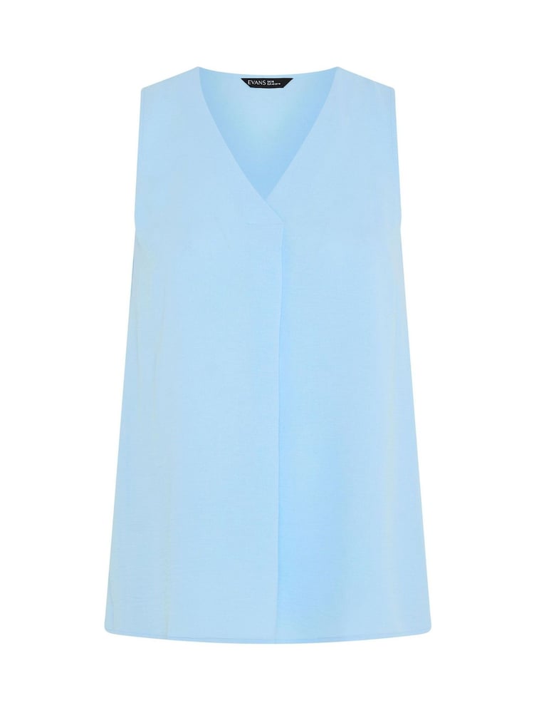 Evans Blue Pleated Front Swing Vest - Image 5 of 5 Evans Blue Pleated Front Swing Vest - Image 5 of 5