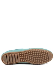 Jones Bootmaker Mint Green Perri Leather Loafers - Image 5 of 6