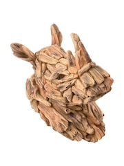 Widdop Brown Rhino Head Wall Art - Image 2 of 5