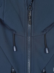 Mountain Warehouse Blue Radius Water-Resistant Softshell Jacket - Image 4 of 5