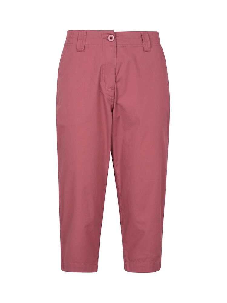 Mountain Warehouse Pink Coastal Stretch Capris Trousers - Image 1 of 5 Mountain Warehouse Pink Coastal Stretch Capris Trousers - Image 1 of 5