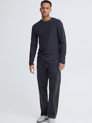 Blend Blue Abas Long Sleeve Crew Neck Top - Image 3 of 8