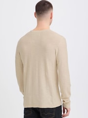 Blend Natural Abas Long Sleeve Crew Top - Image 2 of 7