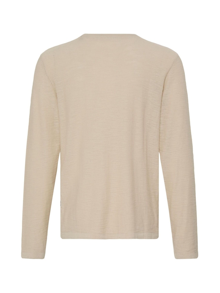 Blend Natural Abas Long Sleeve Crew Top - Image 7 of 7
