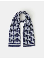 Accessorize Lightweight Geometric Print Scarf - 圖片 2/2
