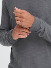 Blend Grey Abas Long Sleeve Crew Top - Image 5 of 8