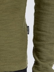 Blend Green Abas Long Sleeve Crew Top - Image 5 of 7