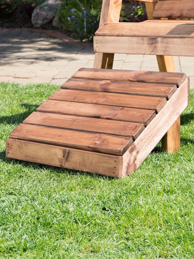 Charles Taylor Brown Garden Footstool - Image 2 of 4 Charles Taylor Brown Garden Footstool - Image 2 of 4