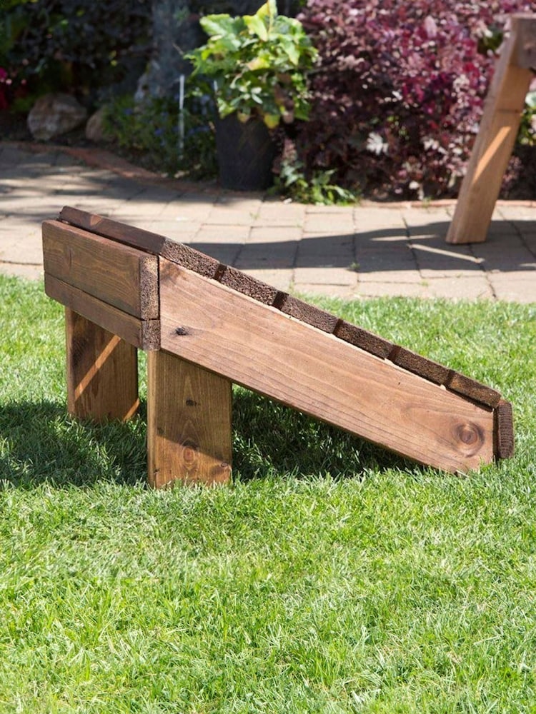 Charles Taylor Brown Garden Footstool - Image 3 of 3 Charles Taylor Brown Garden Footstool - Image 3 of 3