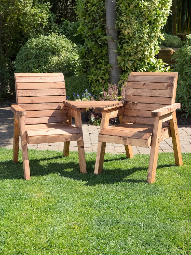 Charles Taylor Brown Twin Companion Angled Garden Set - Image 1 of 5