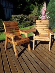 Charles Taylor Brown Twin Companion Angled Garden Set - Image 3 of 5