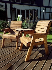 Charles Taylor Brown Twin Companion Angled Garden Set - Image 5 of 5