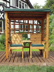 Charles Taylor Brown Henley Twin Seater Garden Arbour and Bench - Image 3 of 3