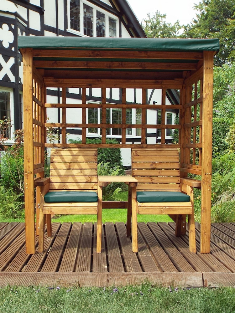 Charles Taylor Brown Henley Twin Seater Garden Arbour and Bench - Image 3 of 3