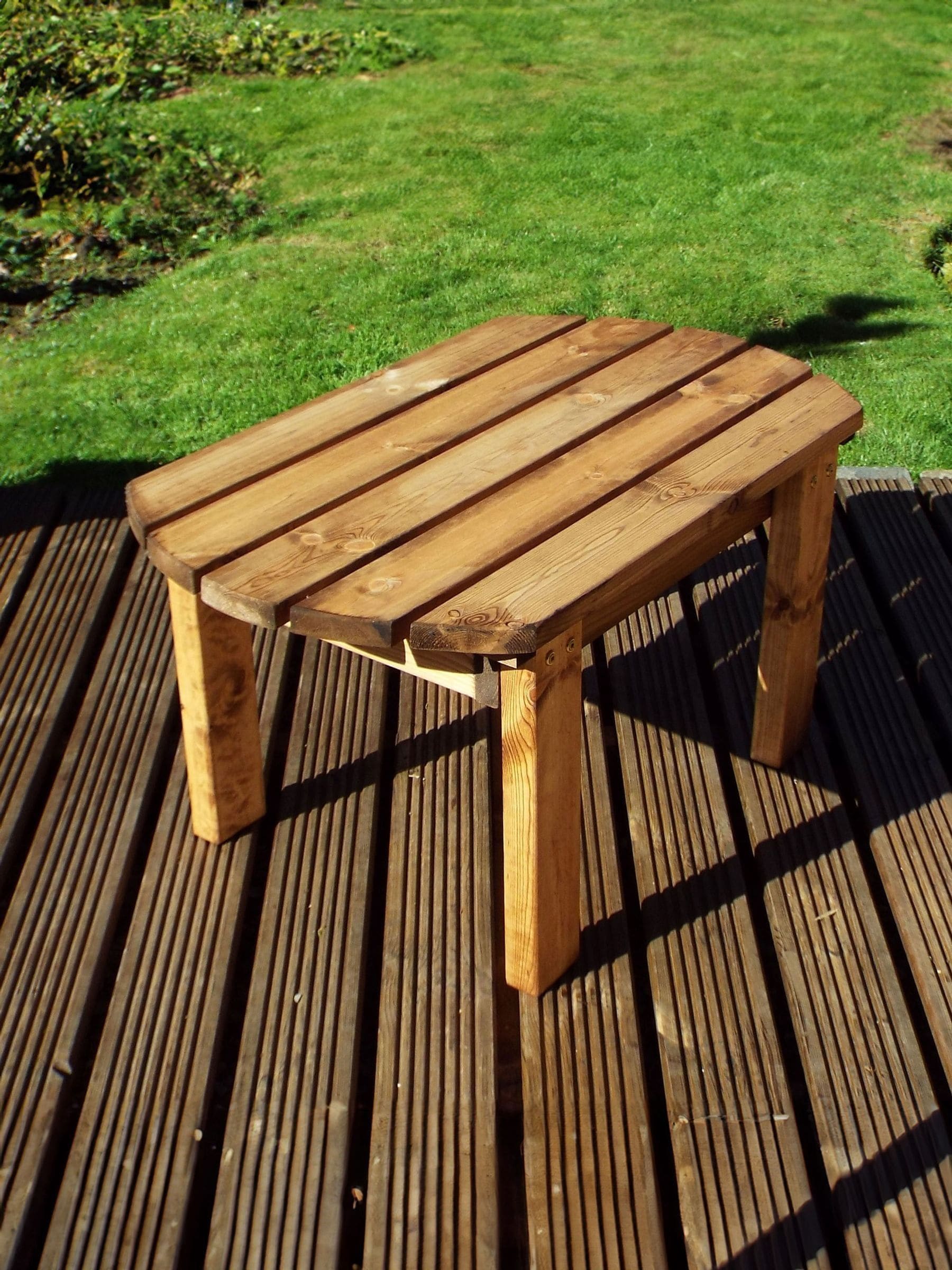 Charles Taylor Unisex Brown Traditional Garden Coffee Table - Image 1