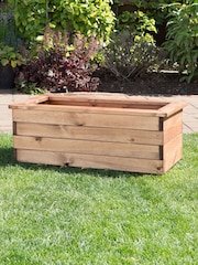 Charles Taylor Brown Large Garden Trough Set - Image 2 of 2