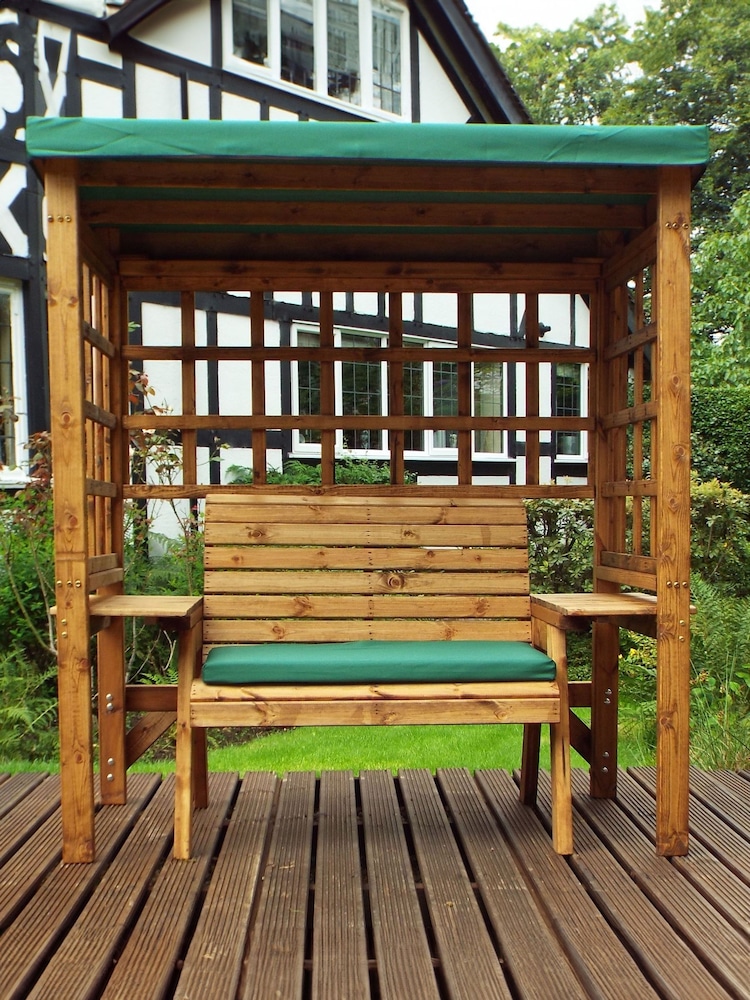 Charles Taylor Brown Wentworth 2 Seater Garden Arbour and Bench - Image 2 of 6