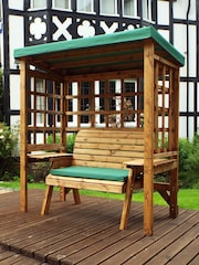 Charles Taylor Brown Wentworth 2 Seater Garden Arbour and Bench - Image 3 of 6