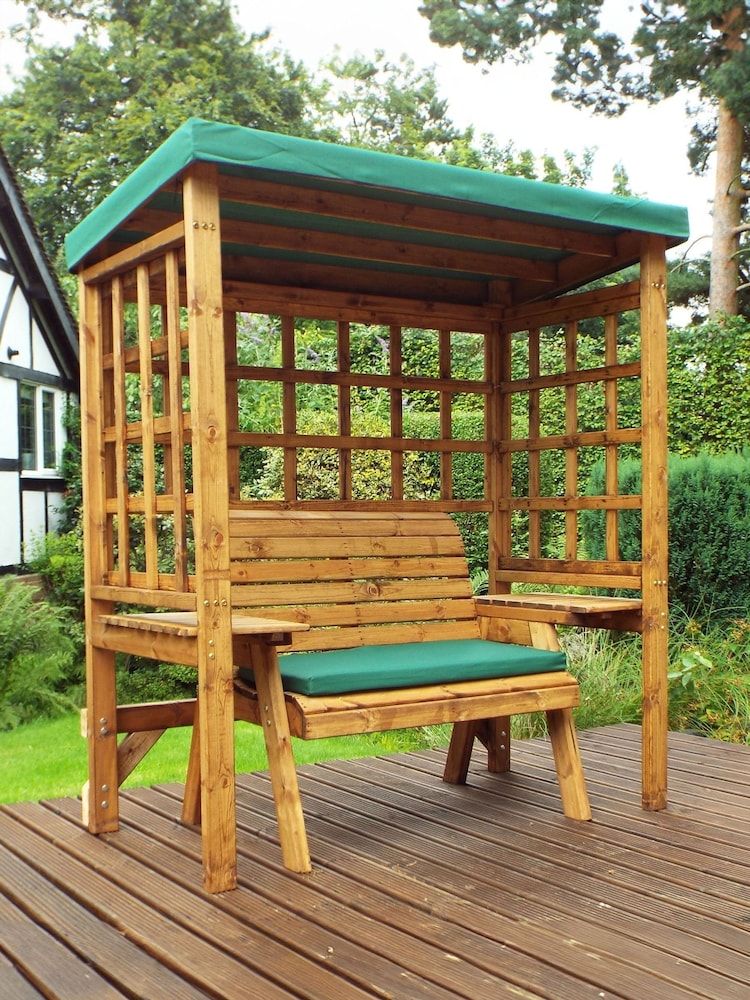 Charles Taylor Brown Wentworth 2 Seater Garden Arbour and Bench - Image 6 of 6