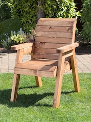 Charles Taylor Brown Traditional Garden Chair - Image 1 of 1
