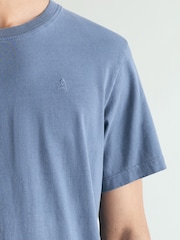 Scalpers Blue Skull T-Shirt - Image 2 of 5