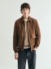 Scalpers Brown Zeke Suede Jacket - Image 2 of 5