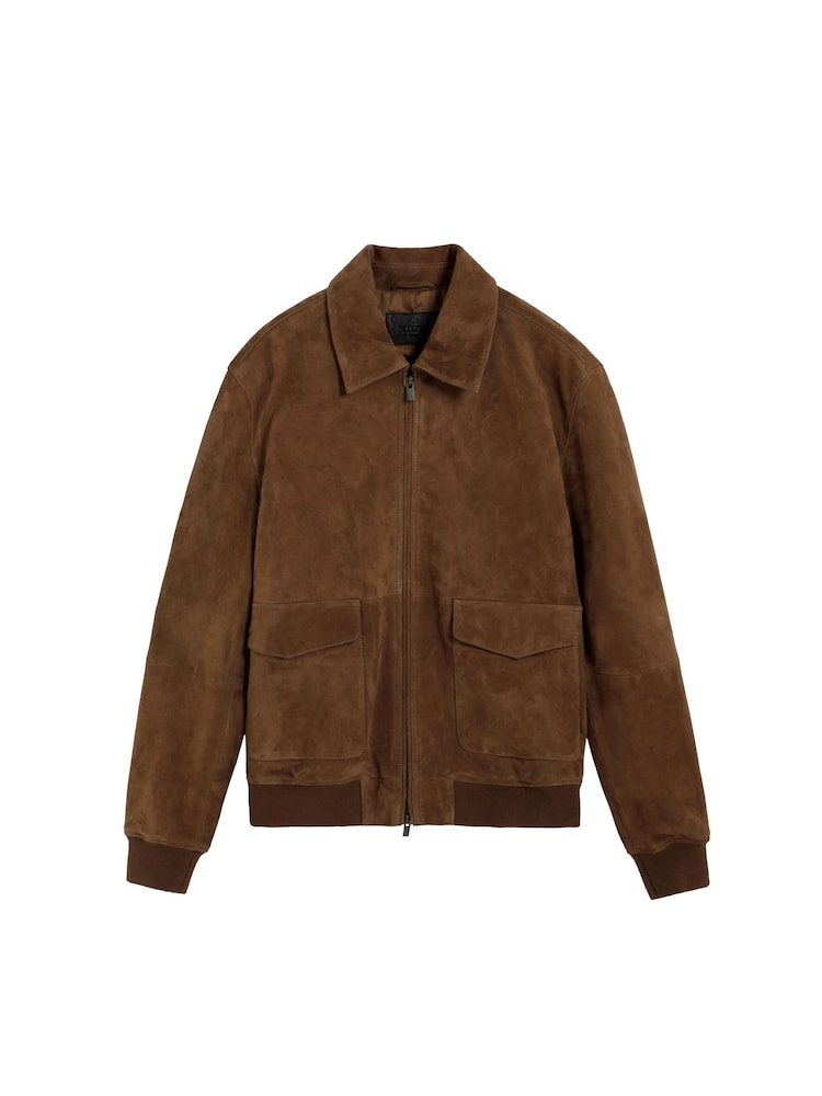 Scalpers Brown Zeke Suede Jacket - Image 5 of 5 Scalpers Brown Zeke Suede Jacket - Image 5 of 5