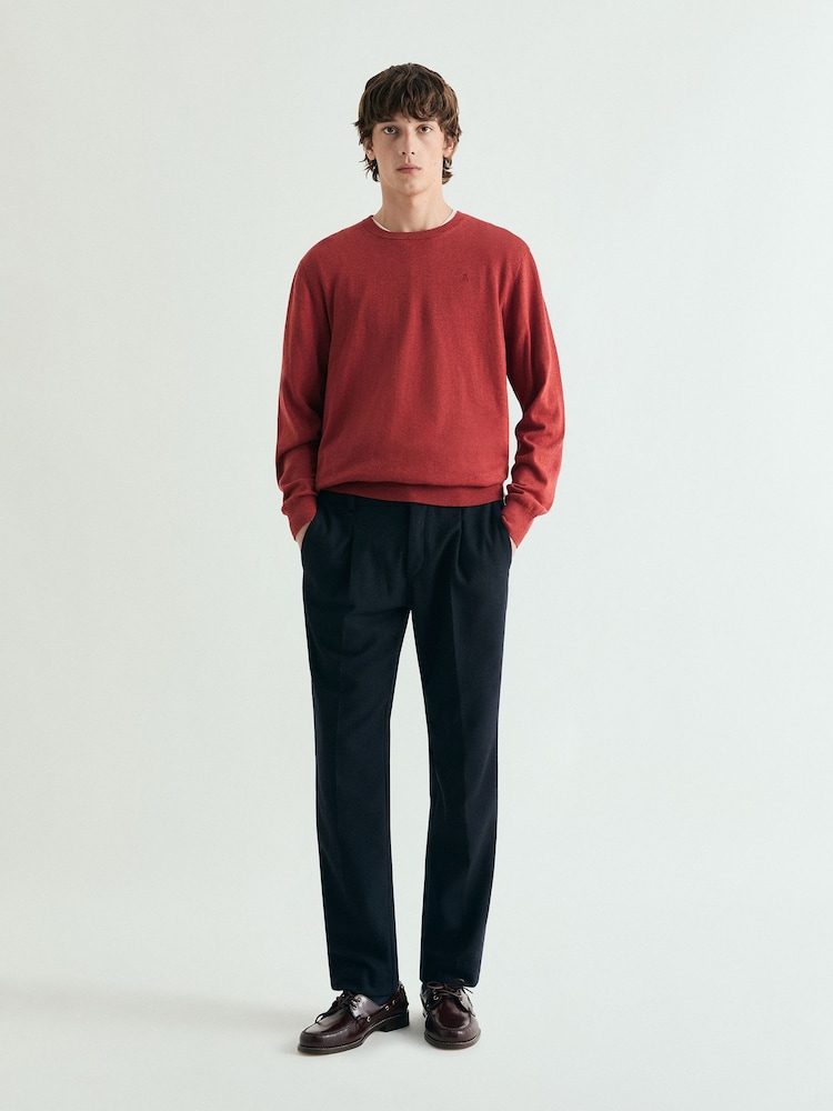 Rojo - Scalpers Skull Round Neck Jumpers - Imagen 1 de 5
