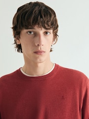 Rojo - Scalpers Skull Round Neck Jumpers - Imagen 4 de 5