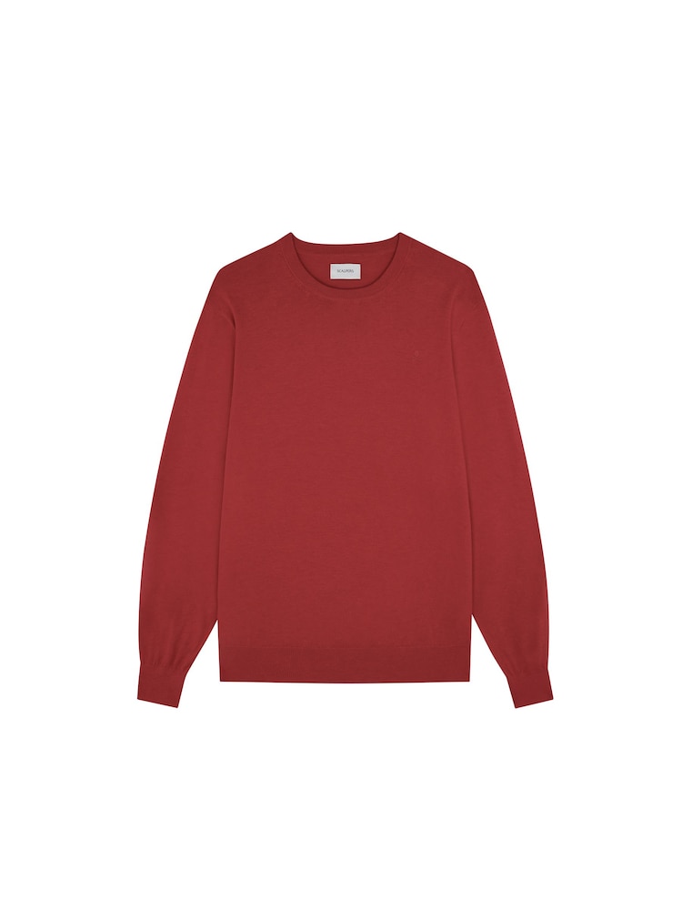 Rojo - Scalpers Skull Round Neck Jumpers - Imagen 5 de 5
