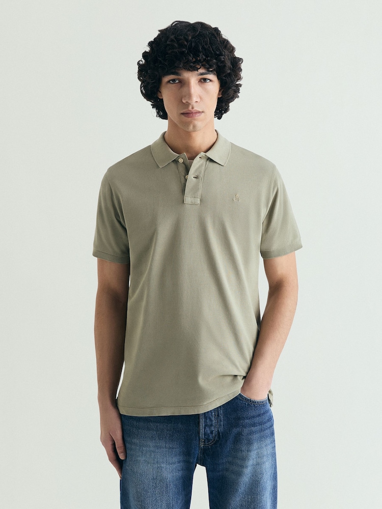 Verde - Scalpers Basic Polo Shirt - Imagen 2 de 5