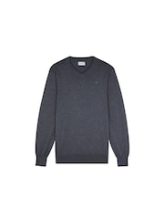 Azul - Scalpers Skull V-Neck Jumpers - Imagen 5 de 5