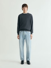 Azul marino - Scalpers Skull Round Neck Jumpers - Imagen 3 de 5