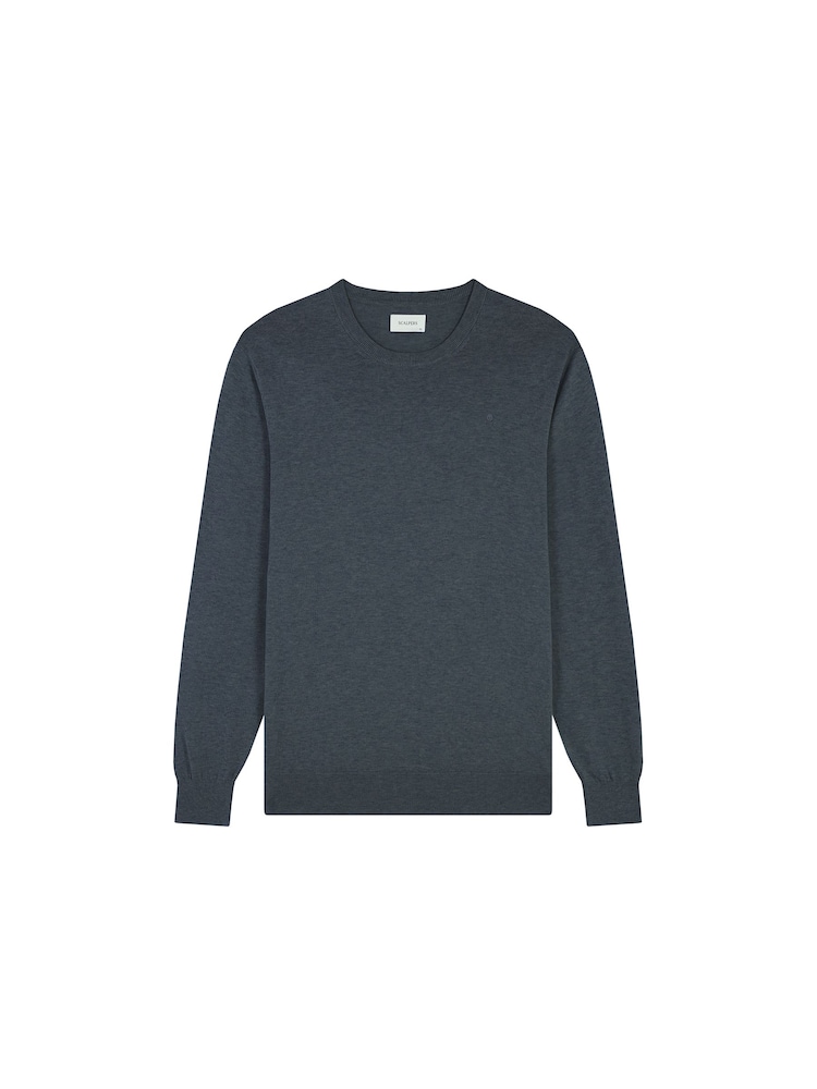 Azul marino - Scalpers Skull Round Neck Jumpers - Imagen 5 de 5