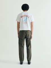 Scalpers Green Cropped Murano Jeans - Image 3 of 5