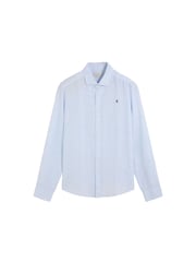 Scalpers Blue Fancy Linen Shirt - Image 5 of 5