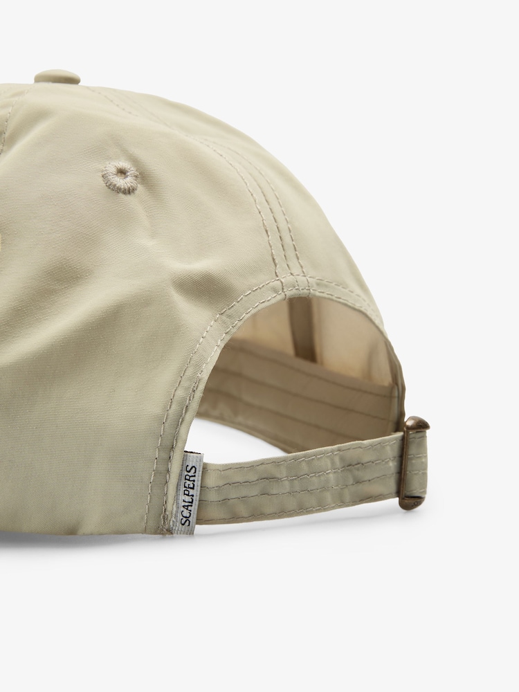 Scalpers Cream Sctec Hood Cap - Image 4 of 4