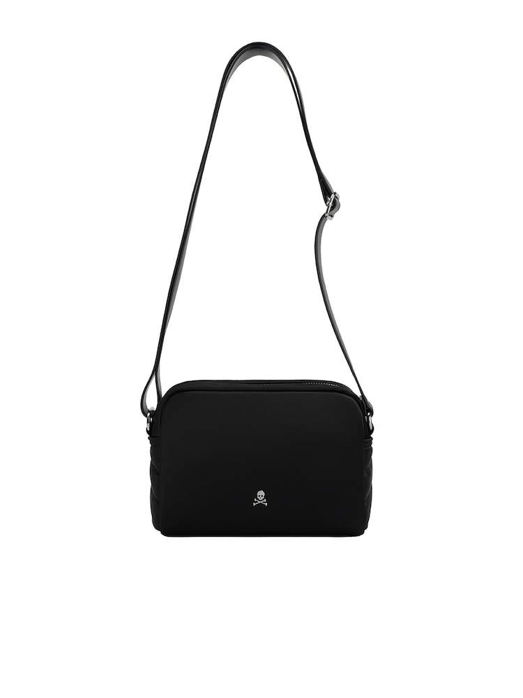 Scalpers Black Ny Fabric Quilted Bag - Image 1 of 4 Scalpers Black Ny Fabric Quilted Bag - Image 1 of 4