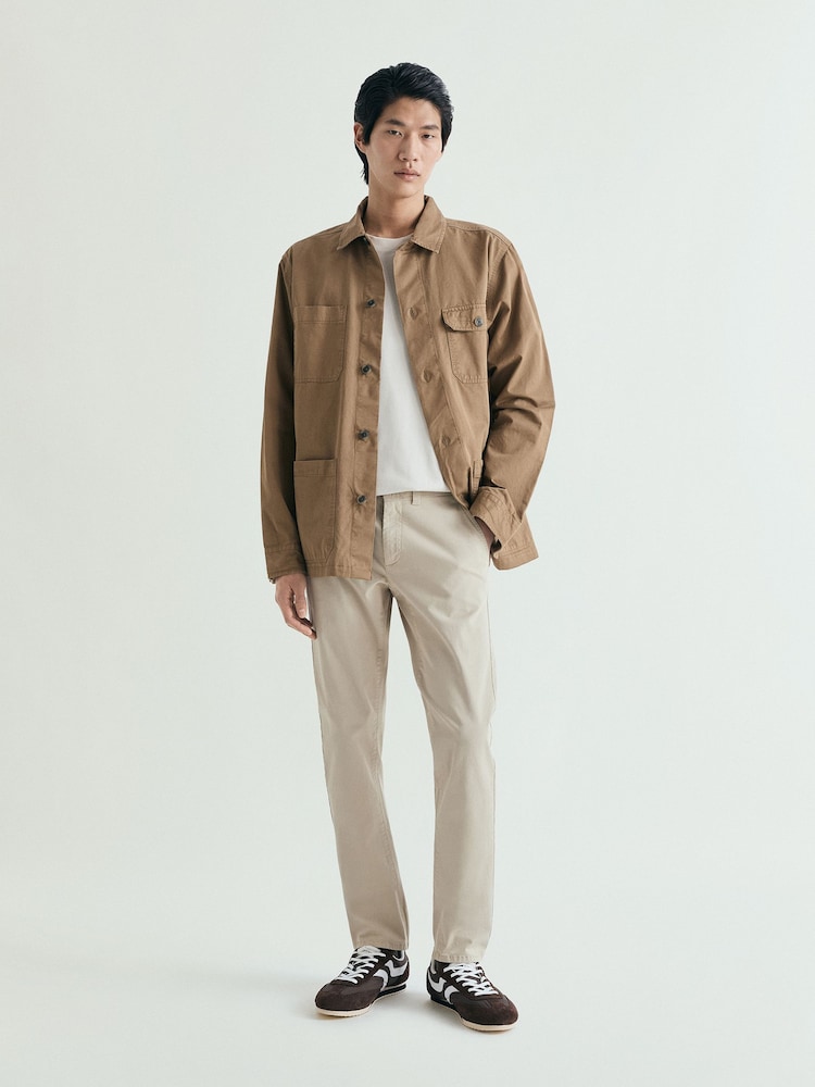 Crema - Scalpers Casual Chino Pants - Imagen 1 de 5